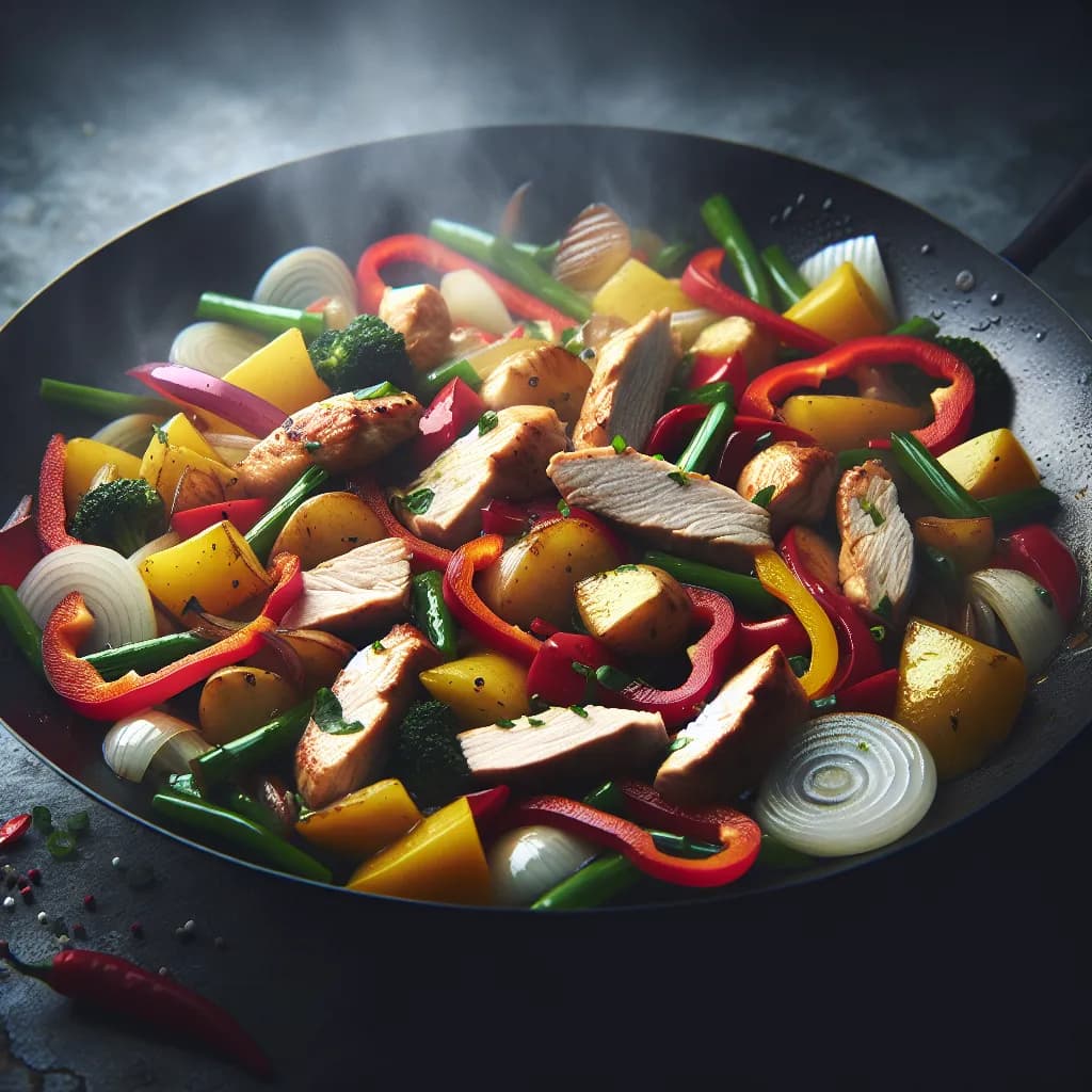 Turkey and Vegetable Stir-Fry