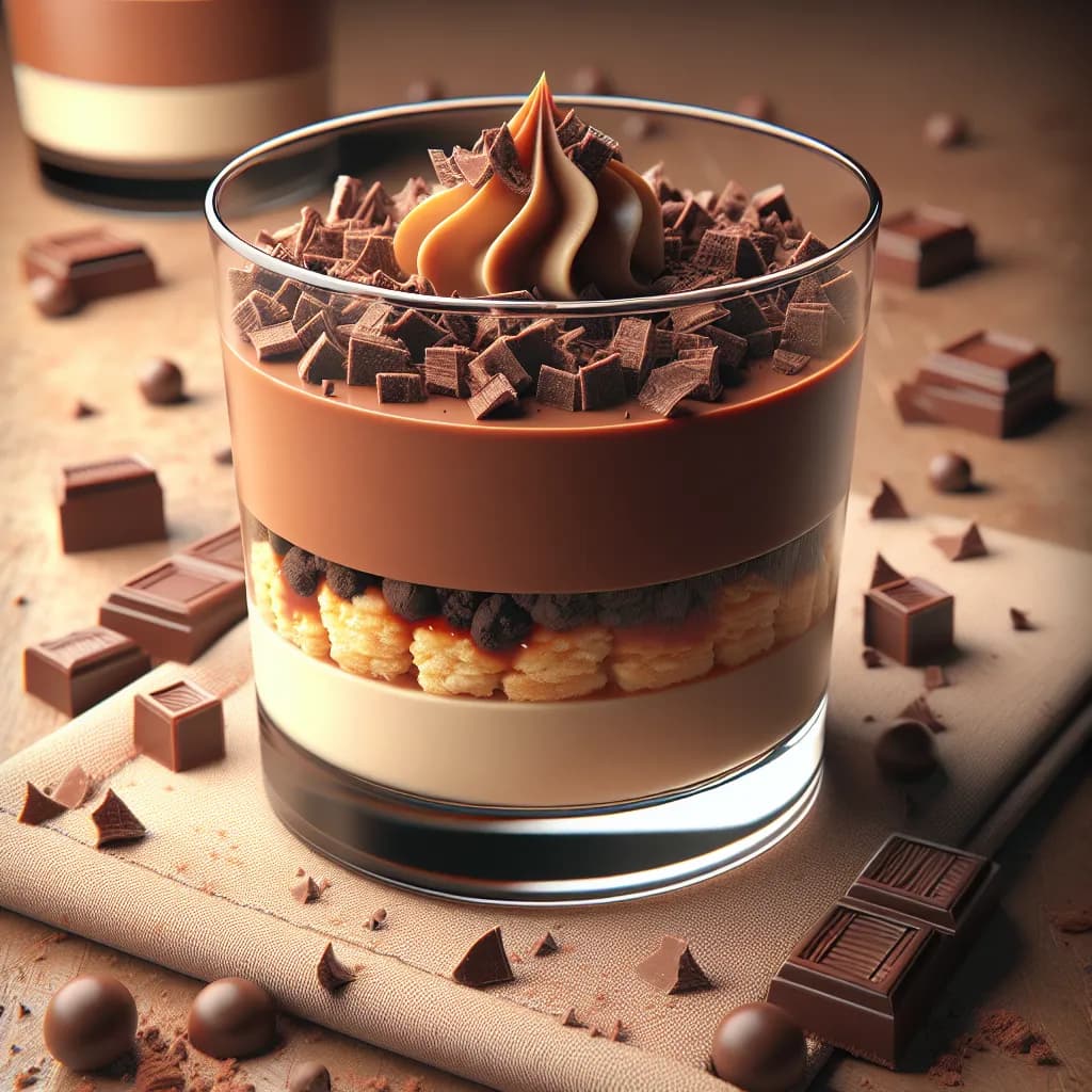 Vanilla Chocolate Biscuit Cups