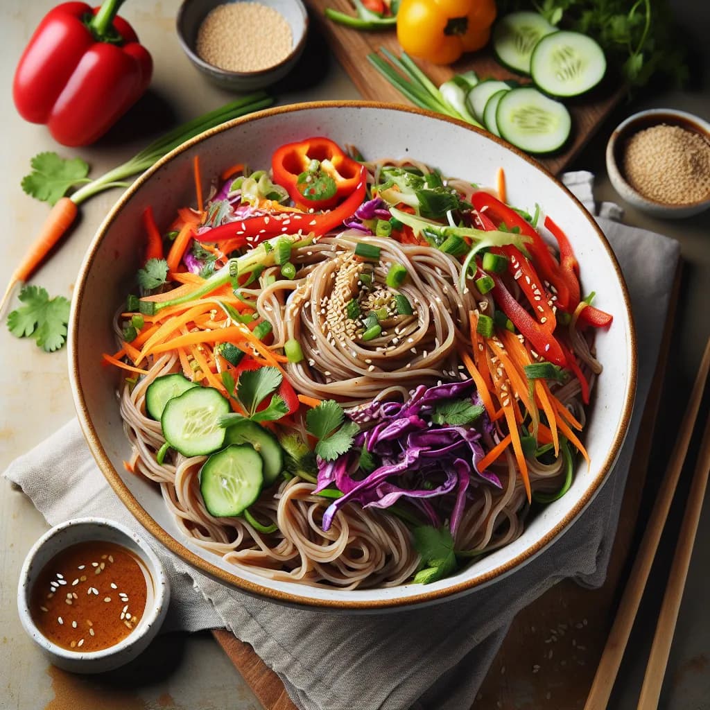 Vegan Asian Noodle Salad