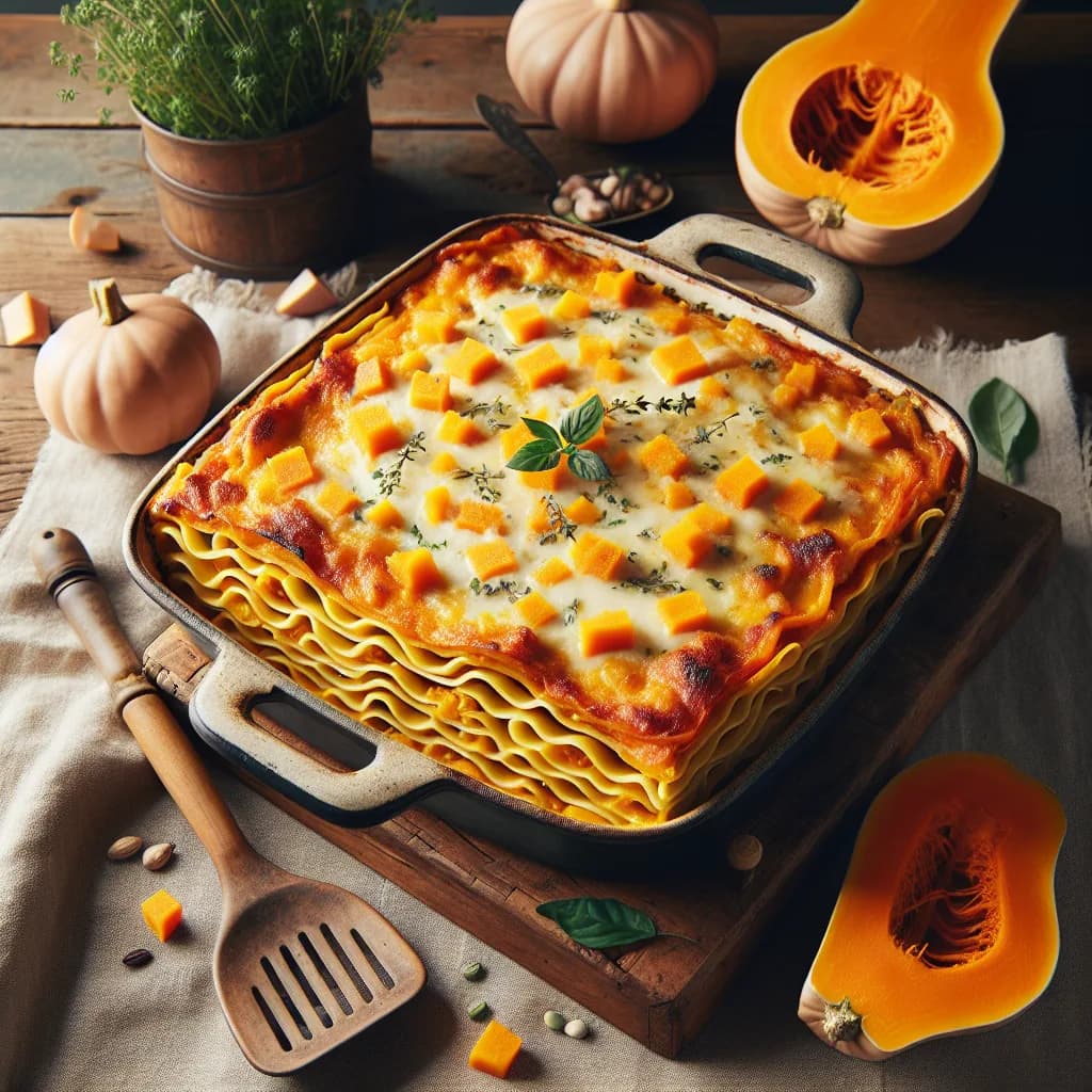 Vegan Butternut Squash Lasagna