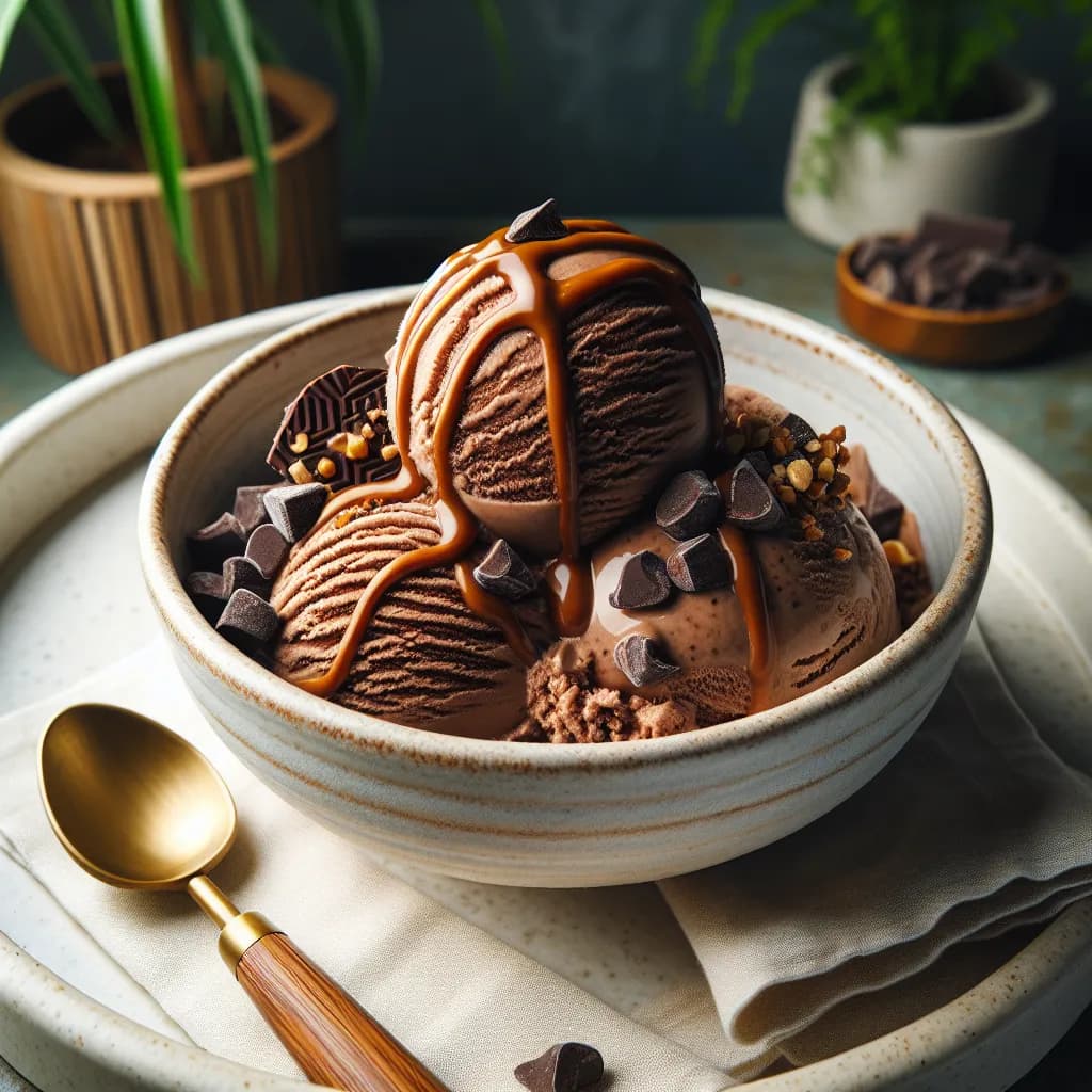 Vegan Choco-Coffee Ice Cream