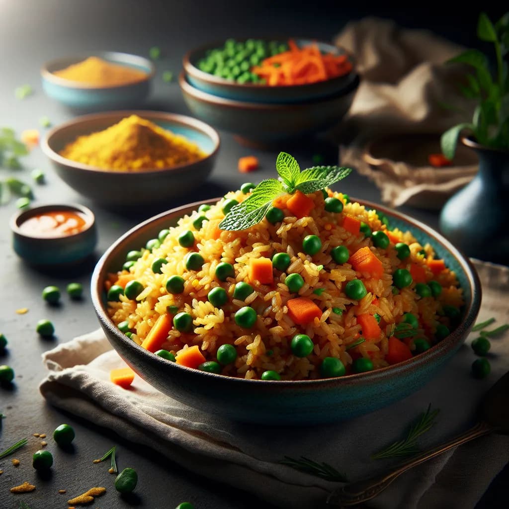 Vegan Indian Fried Rice