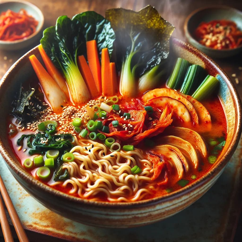Vegan Kimchi Ramen