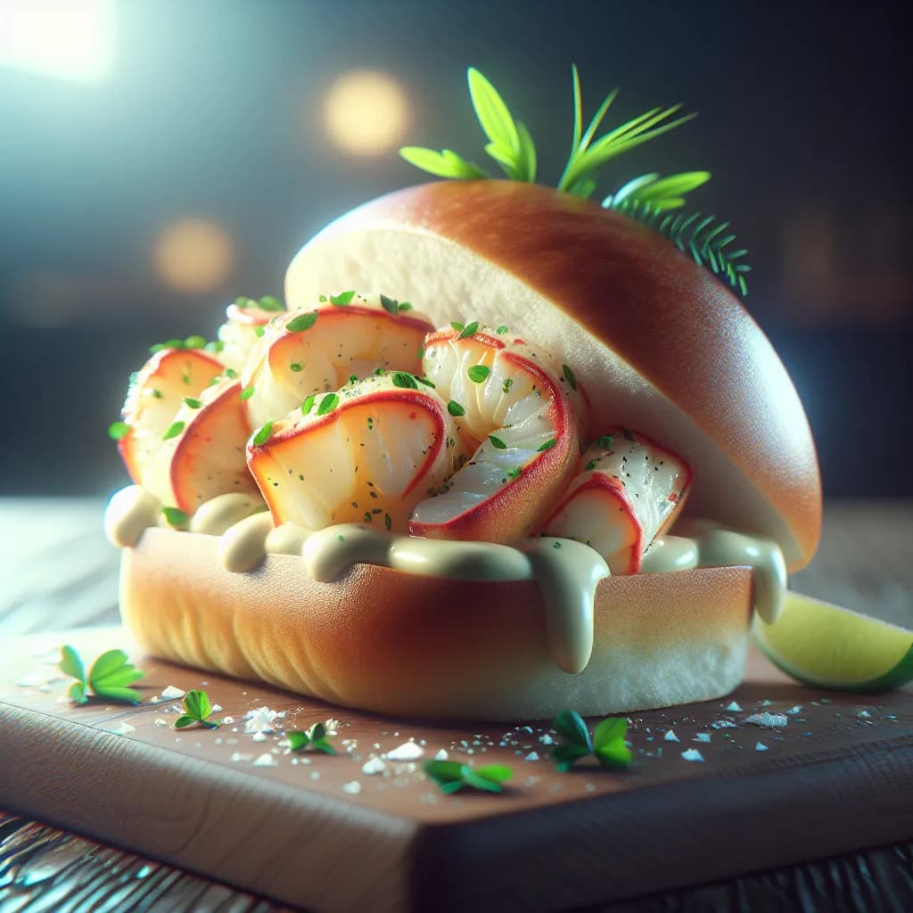 Vegan Lobster Roll with Hearts of Palm