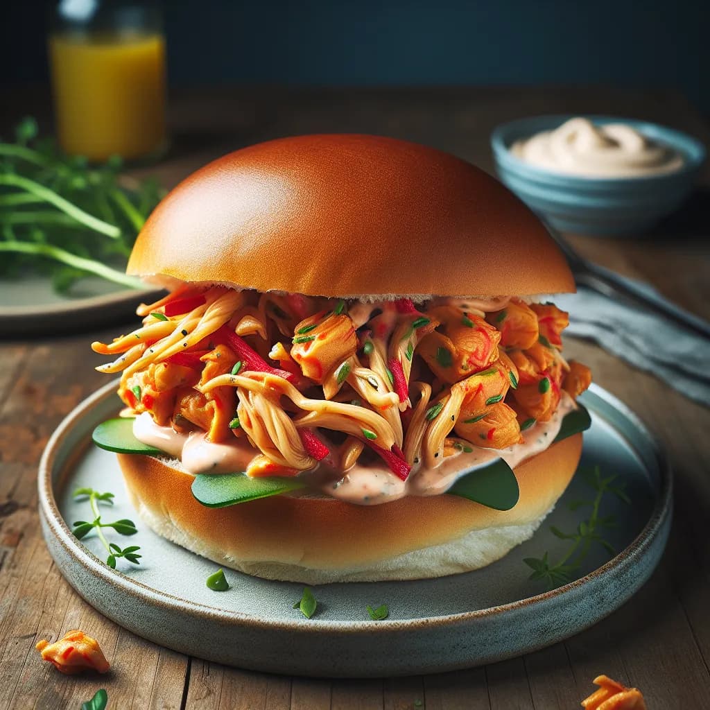 Vegan Lobster Roll with Jackfruit
