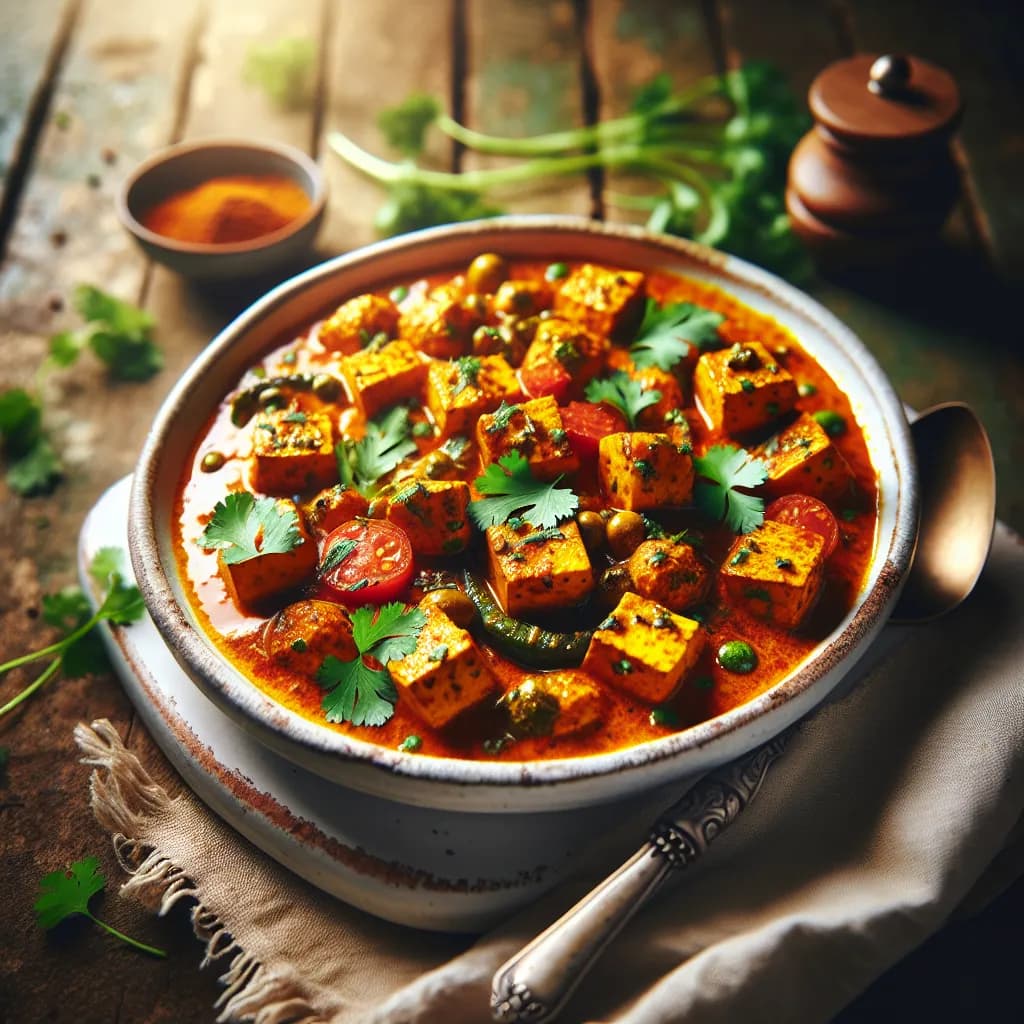 Vegan Paneer Curry
