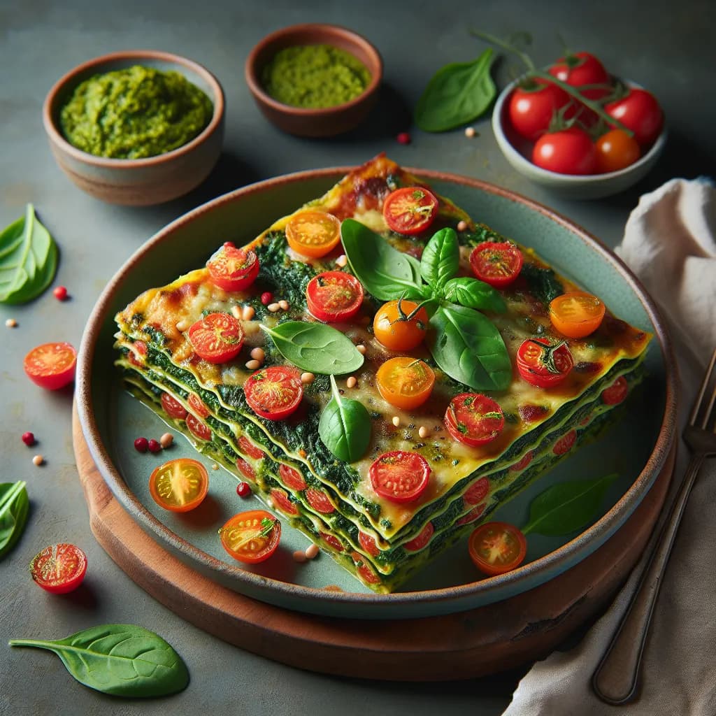 Vegan Pesto Lasagna