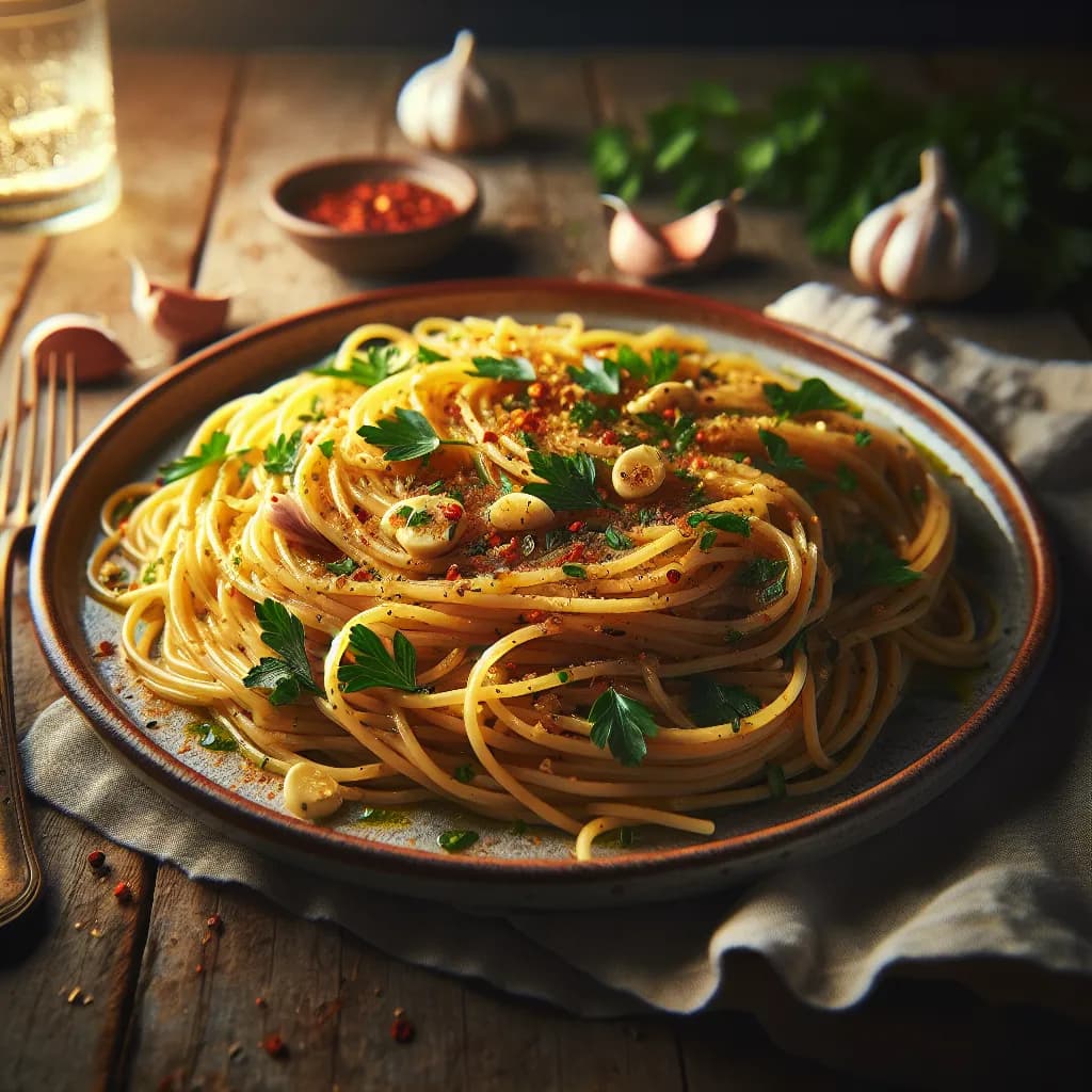 Vegan Spaghetti Aglio e Olio