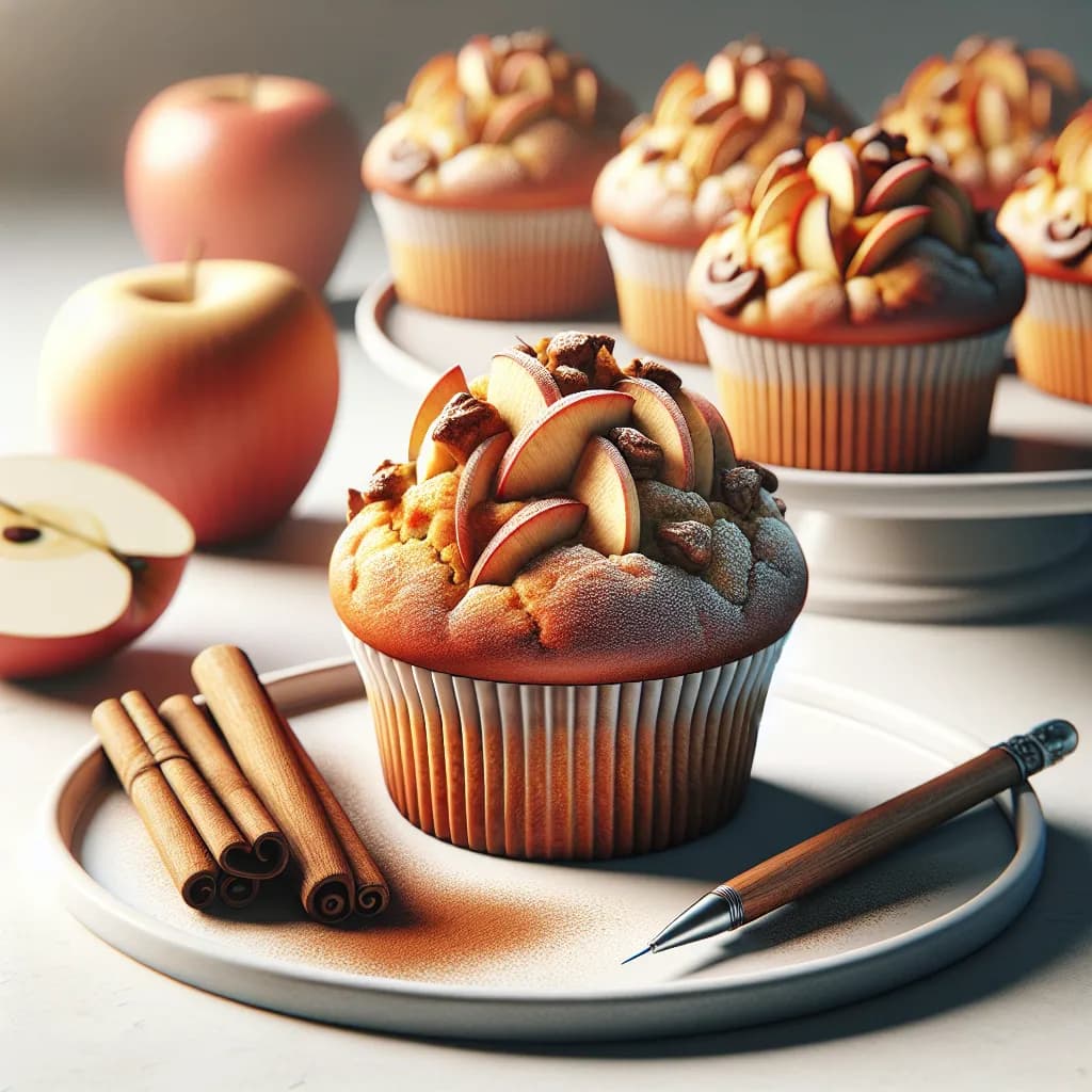 Vegane Apfel-Zimt Muffins