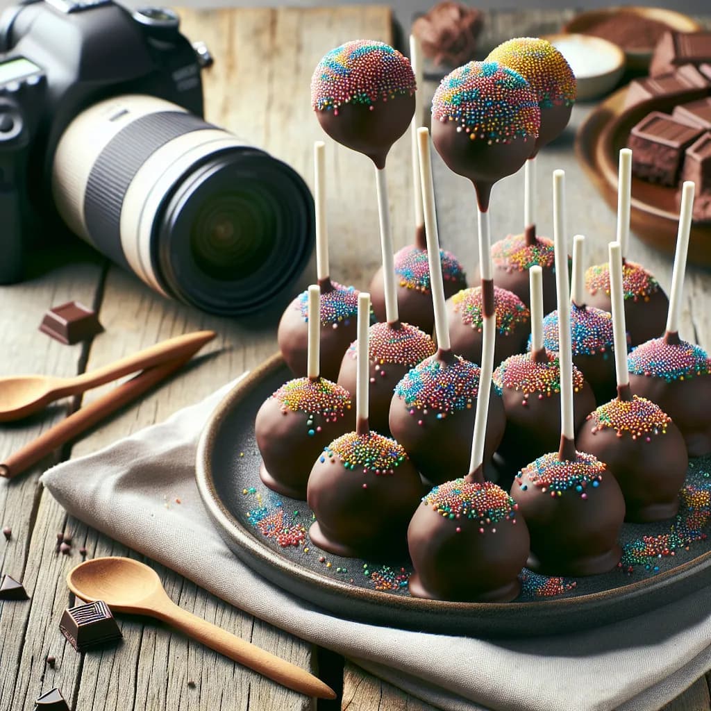 Vegane Schokoladen-Cake-Pops