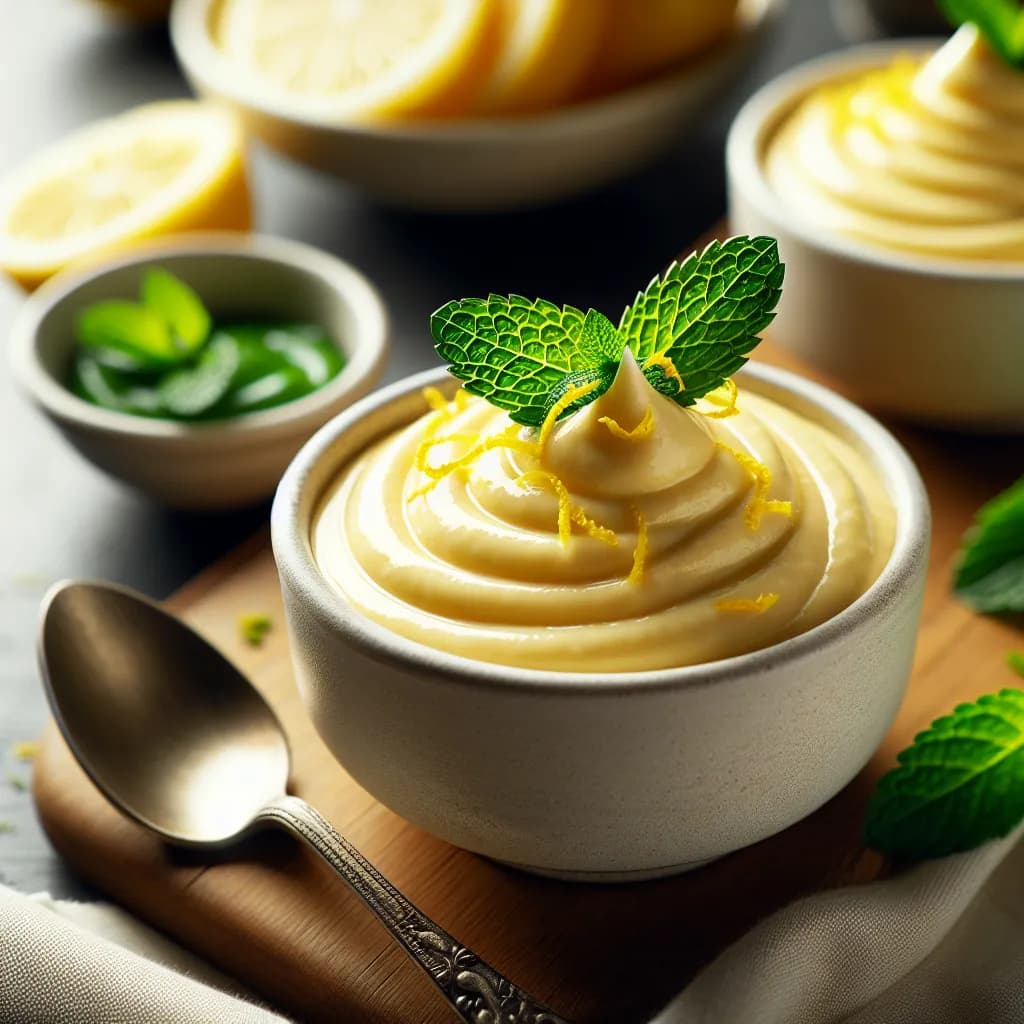 Vegane Zitronen-Curd-Creme