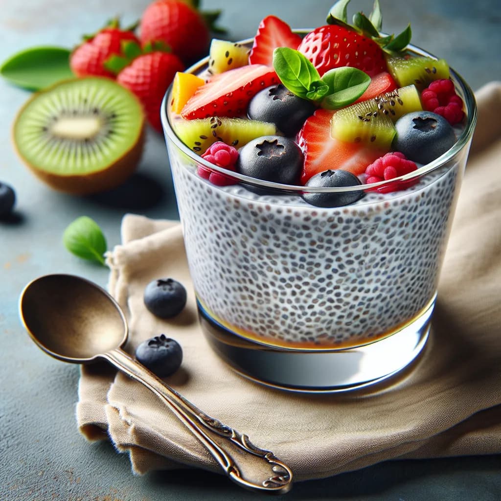 Veganer Chia-Pudding