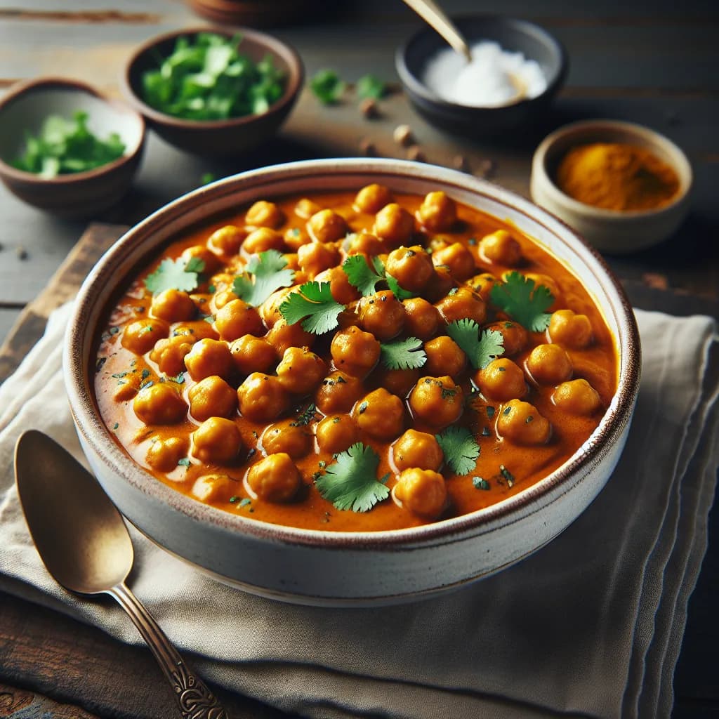 Veganes Kichererbsen-Curry