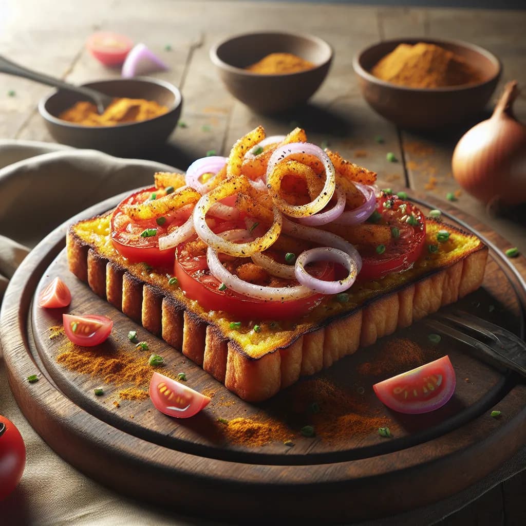 Vegetable Breakfast Toast