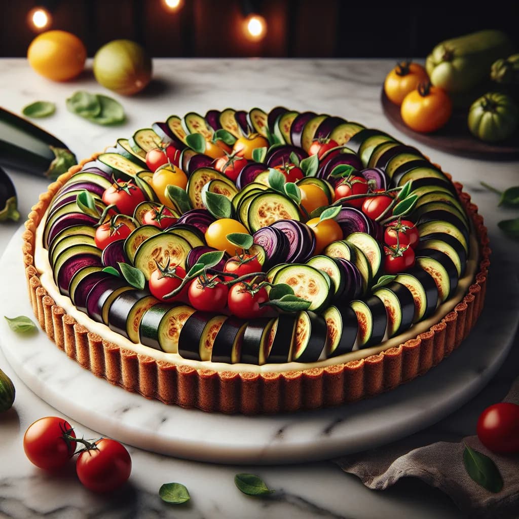 Vegetable Cheesecake Tart