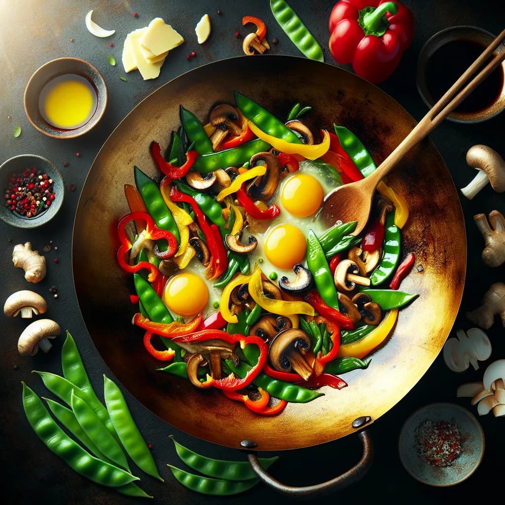 Vegetable Egg Stir-Fry