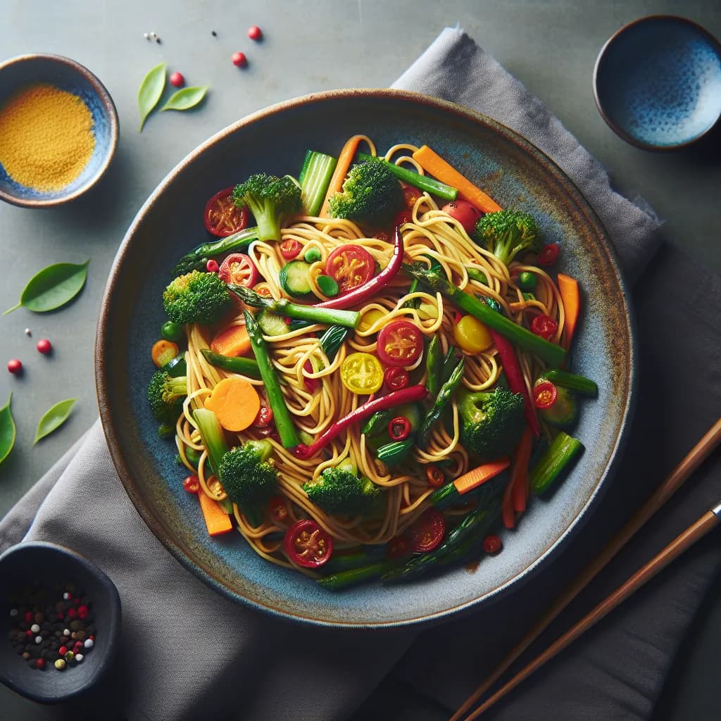 Vegetable Noodle Stir Fry