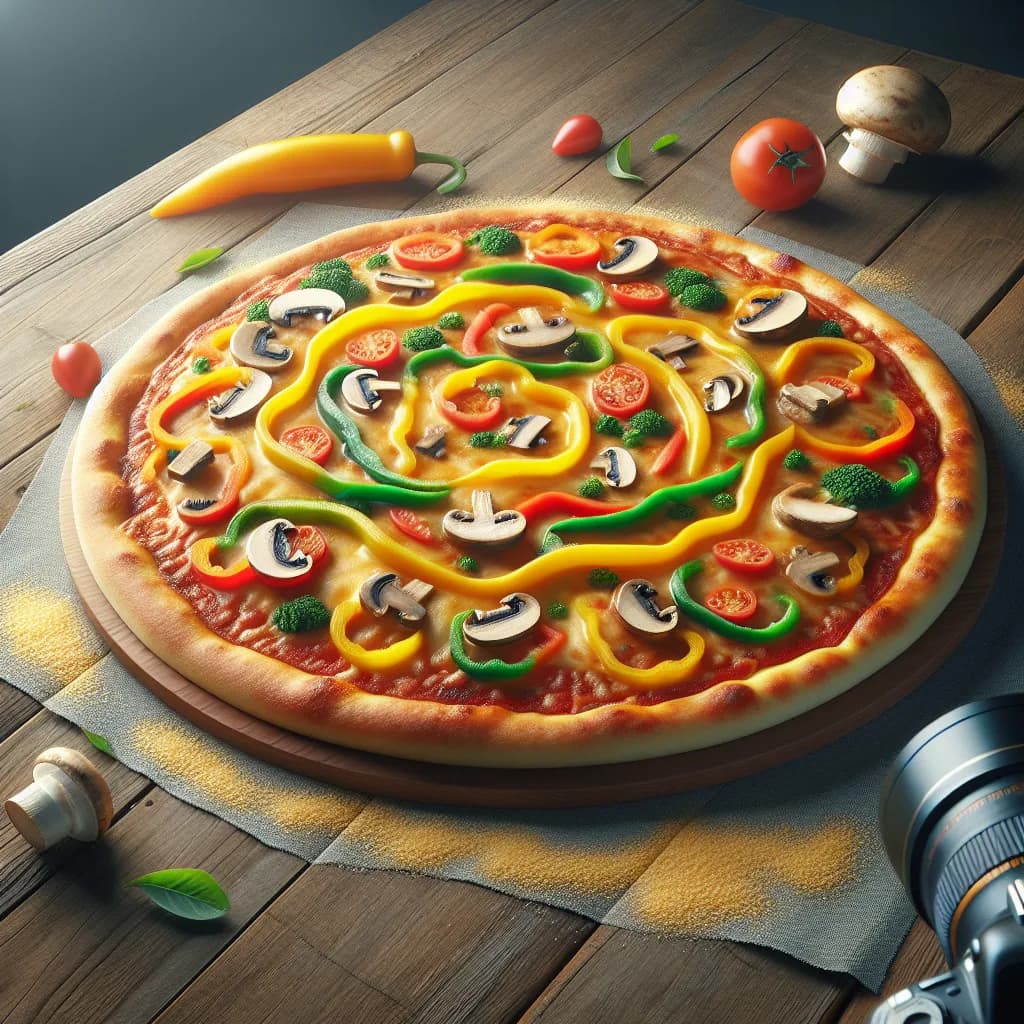 Vegetable Pizza without Sausage