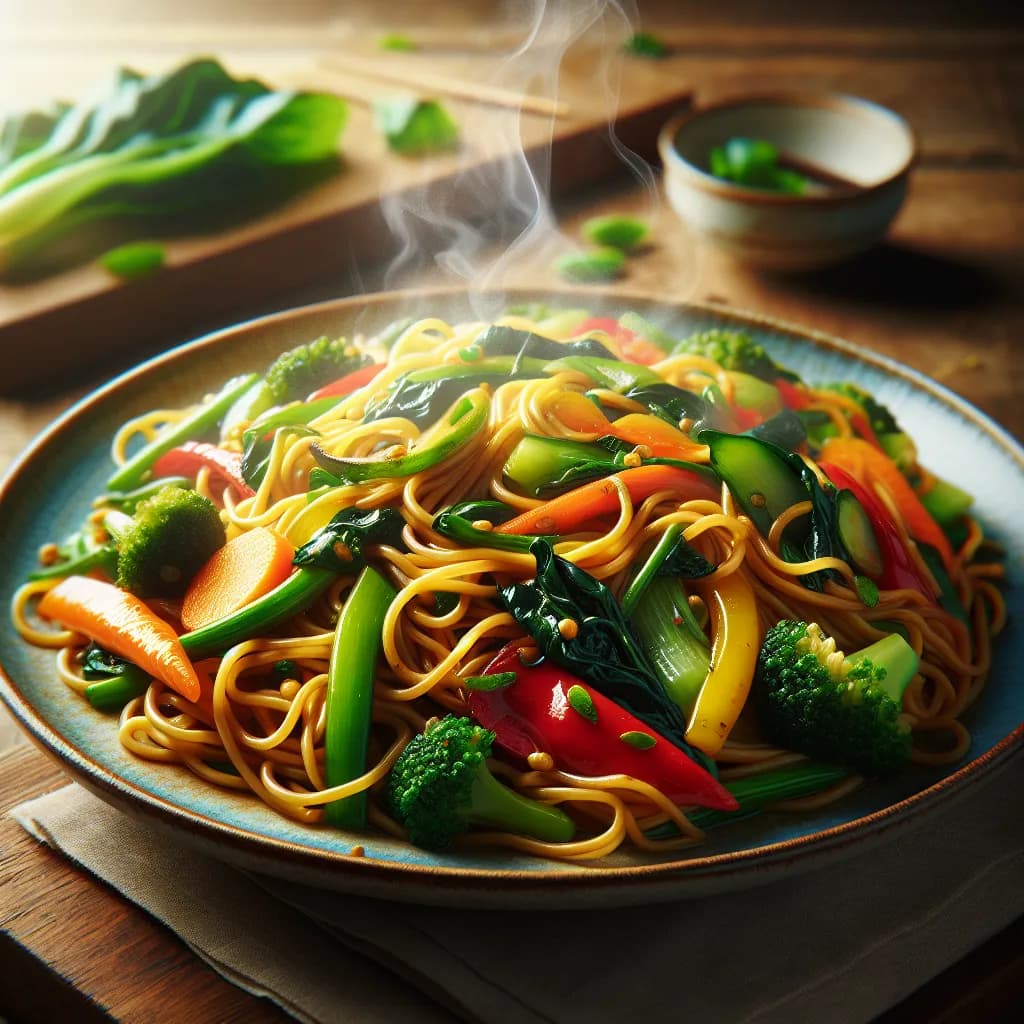Vegetable Stir-Fried Noodles