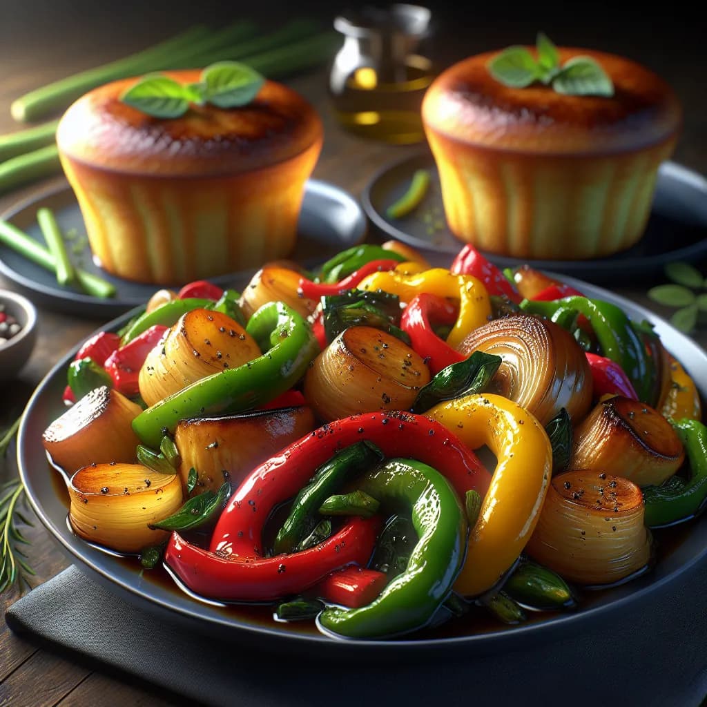 Vegetable Stir-Fry with York Pudding