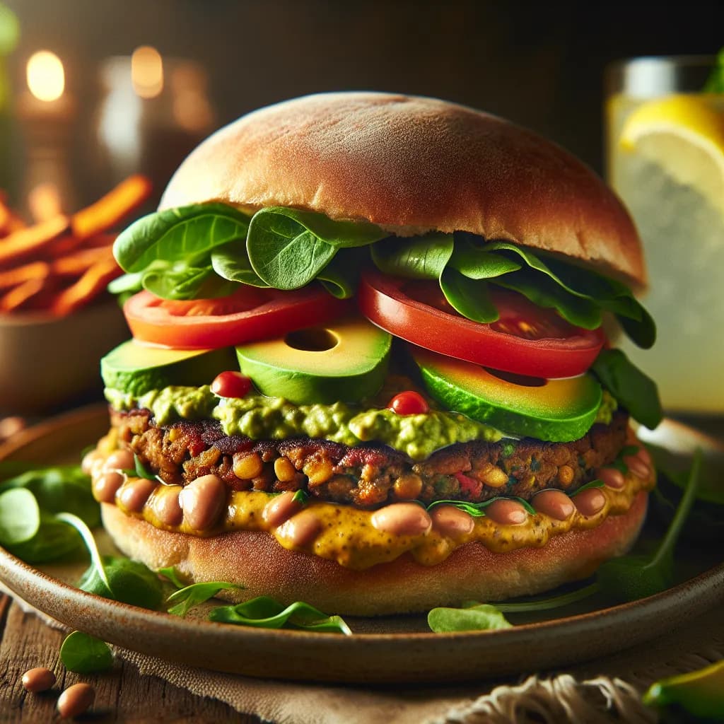 Vegetarian Bean Burger