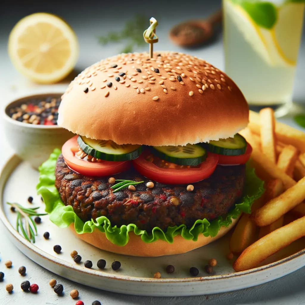 Vegetarian Black Bean Burger