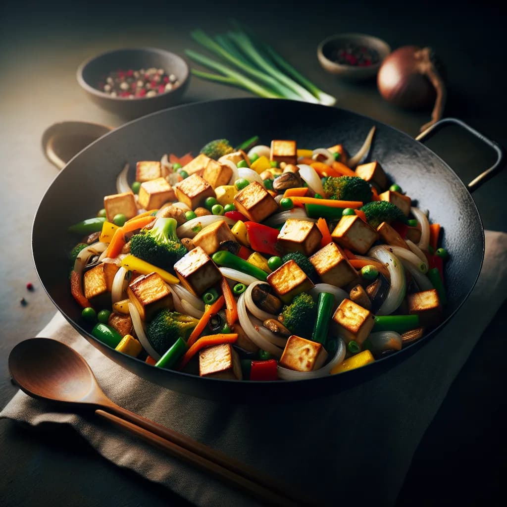 Vegetarian Chicken Stir Fry