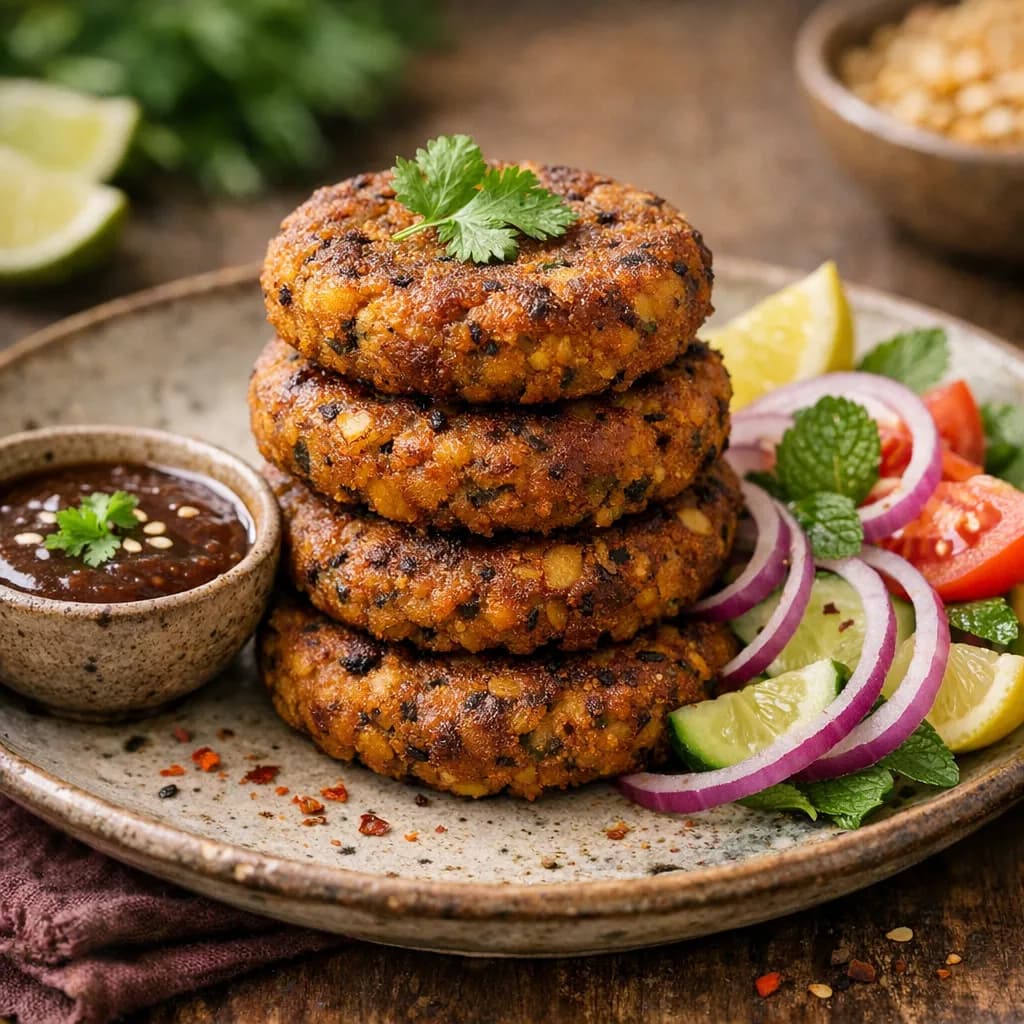 Vegetarian Daal Shami Kabab
