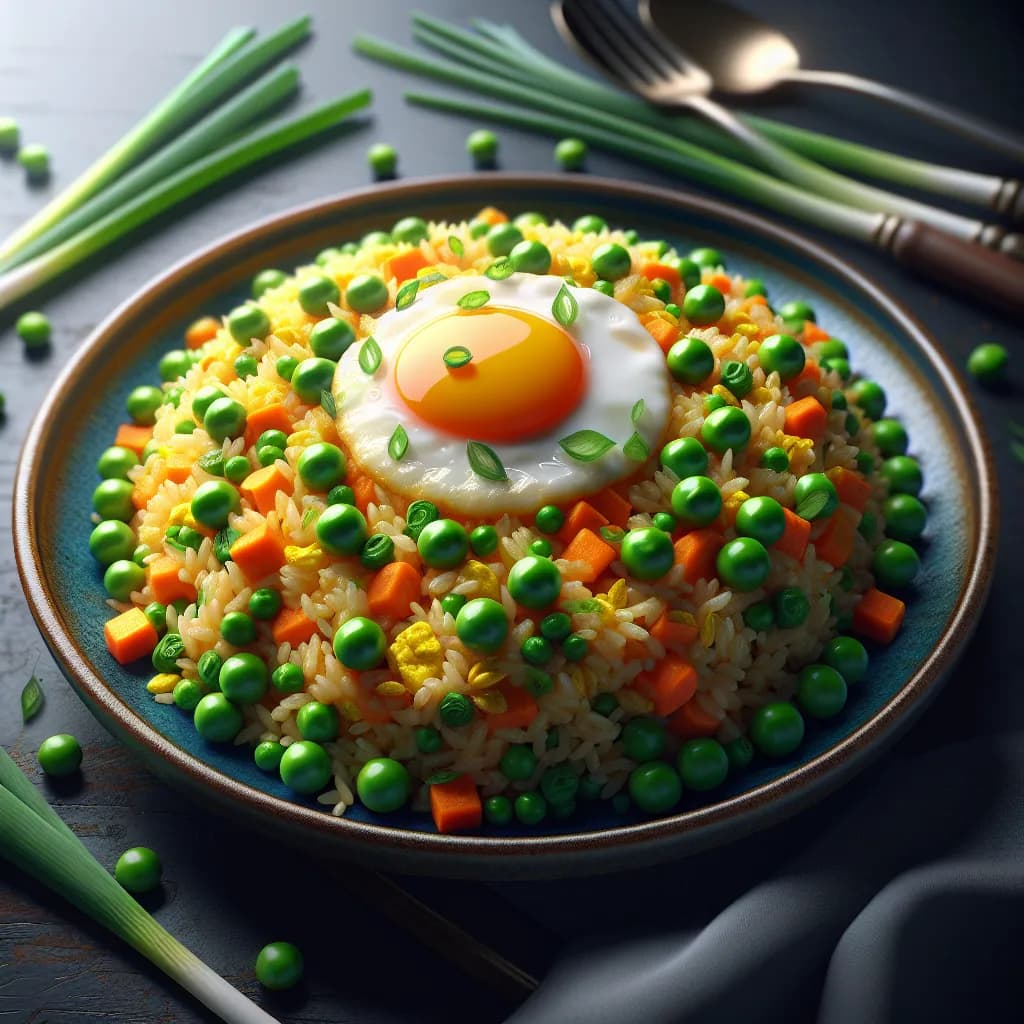 Vegetarian Egg Fried Rice