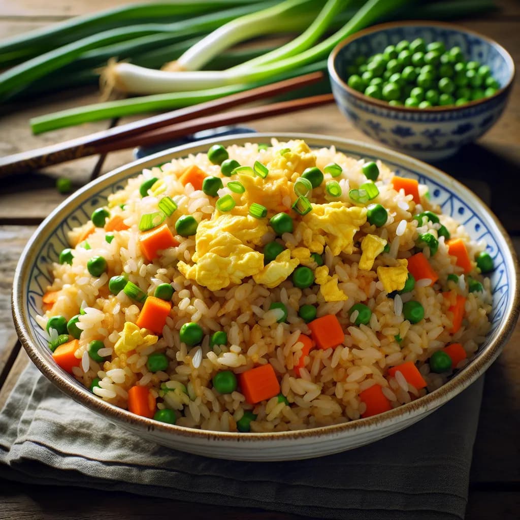 Vegetarian Egg Fried Rice