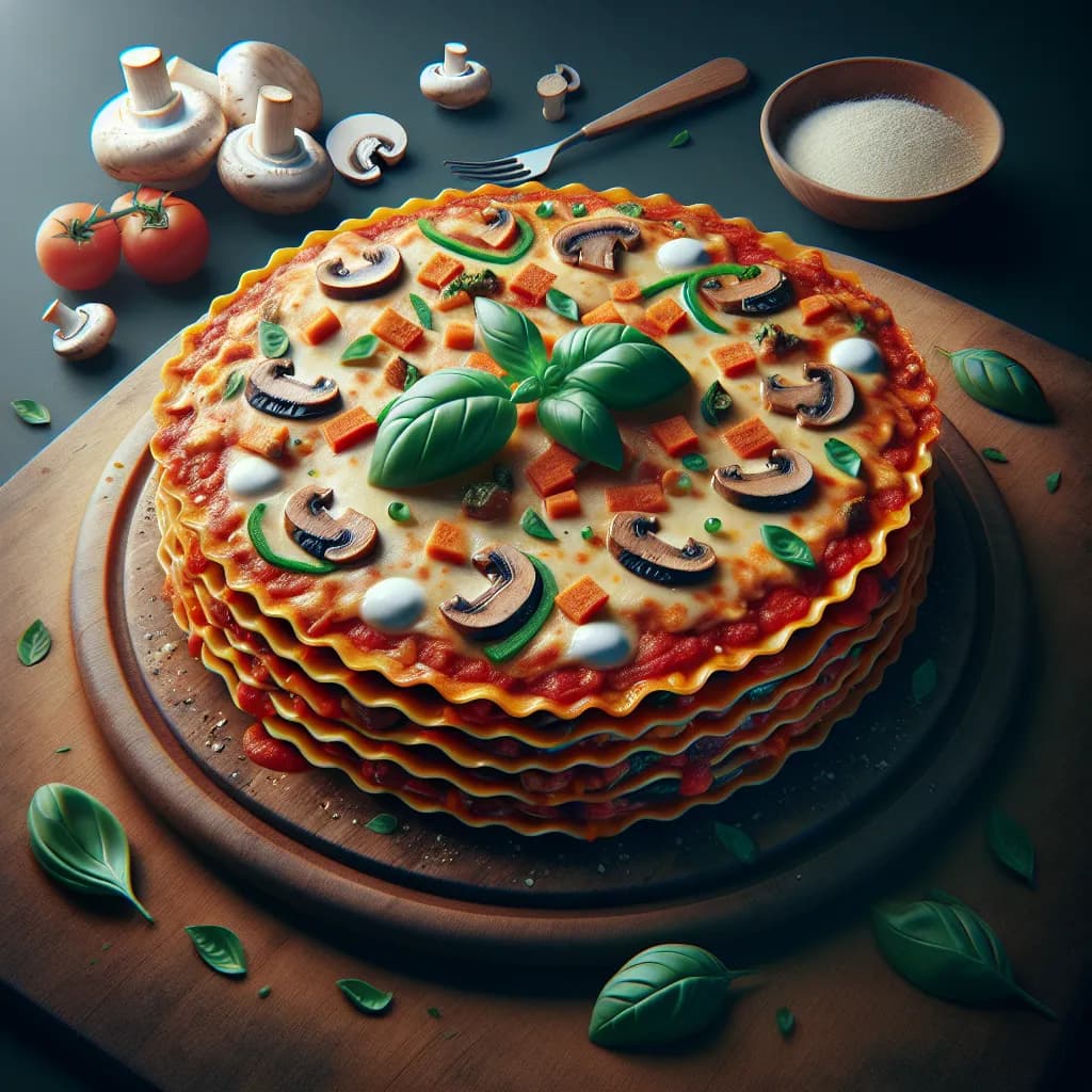 Vegetarian Pizza Lasagna