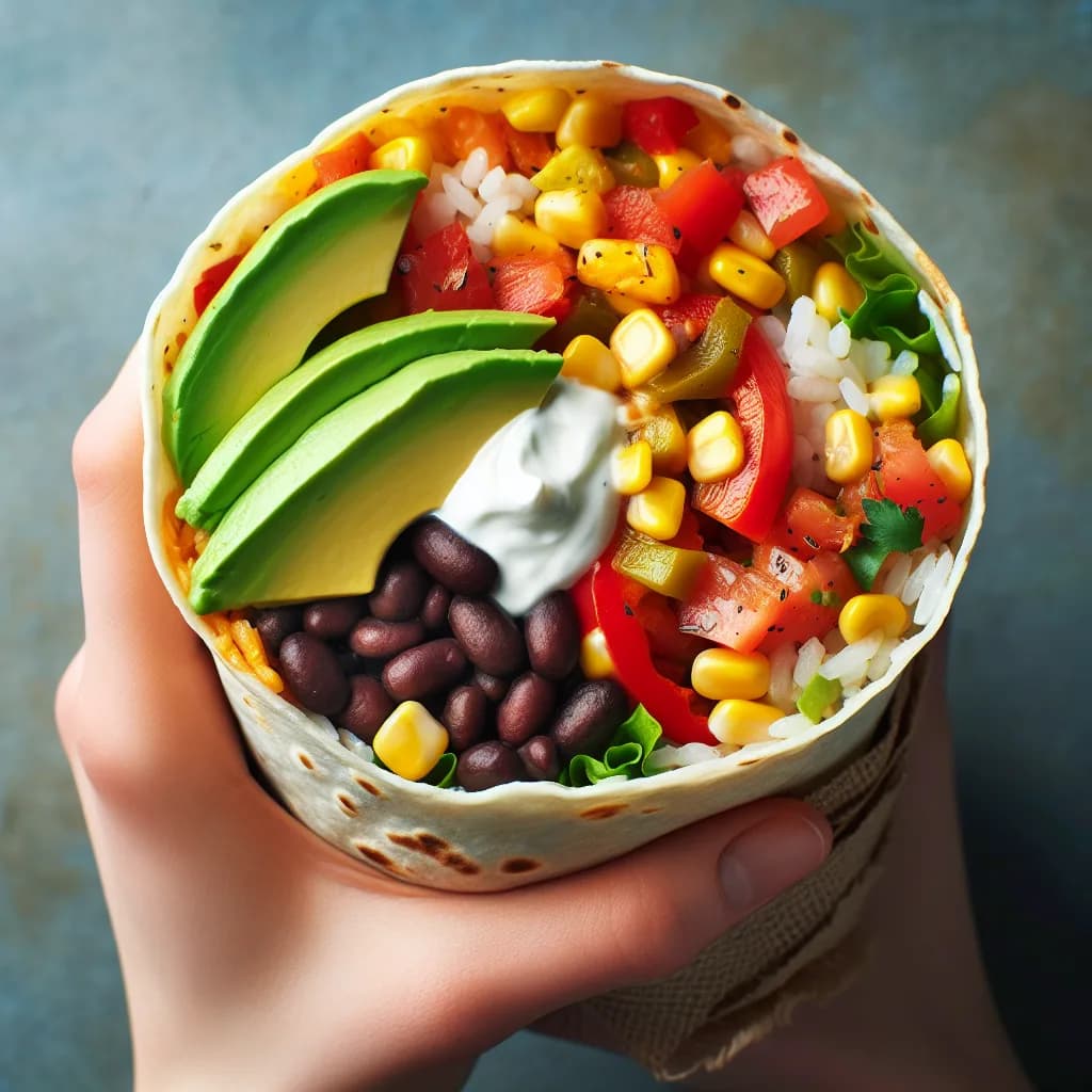 Vegetarischer Burrito