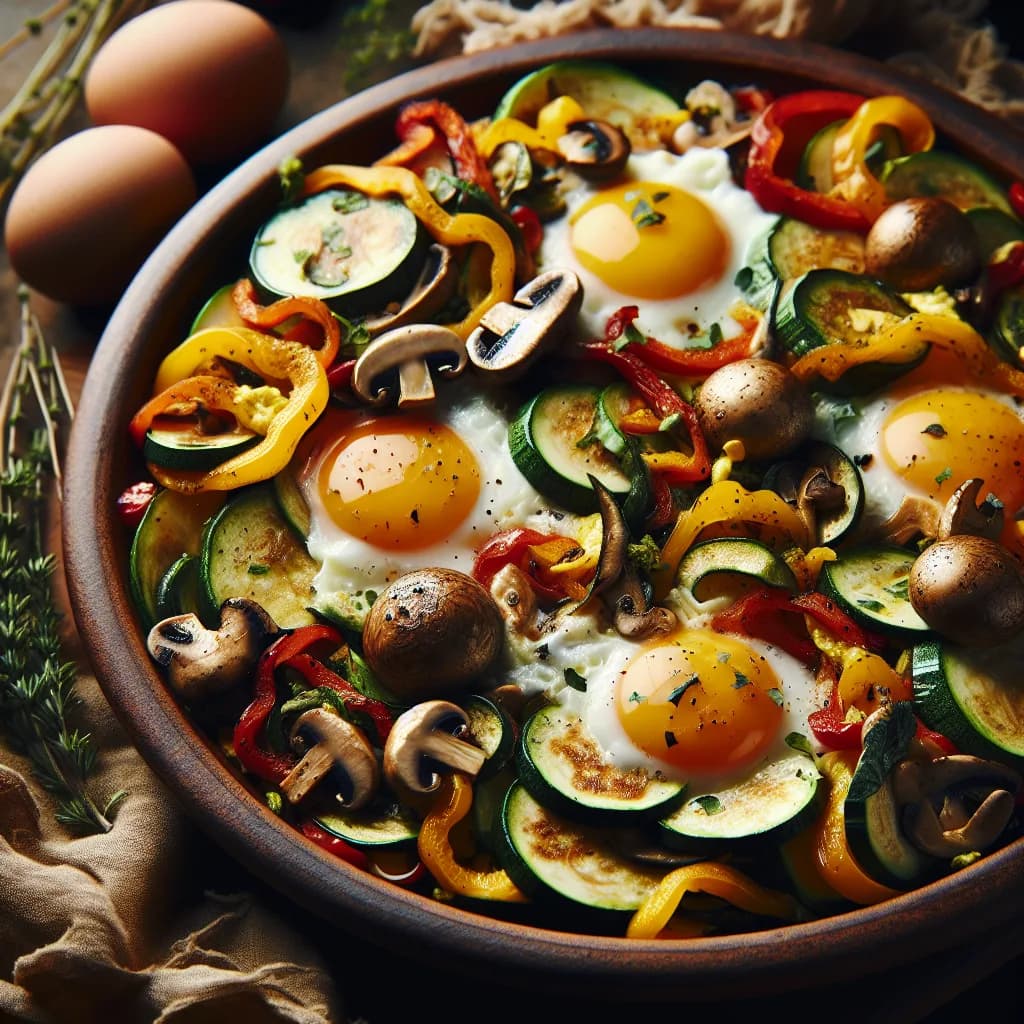 Veggie Egg Scramble