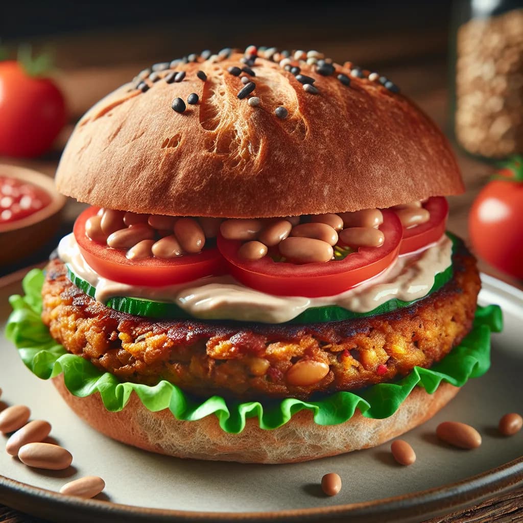 Veggie-Bohnen-Burger