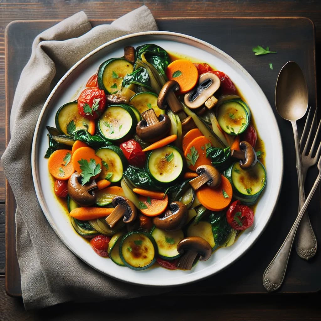 Verdure Brasate con Funghi