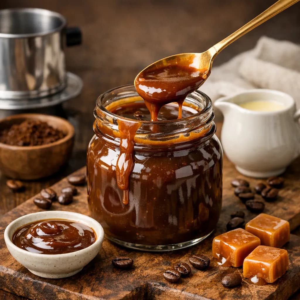 Vietnamese Coffee Caramel Sauce