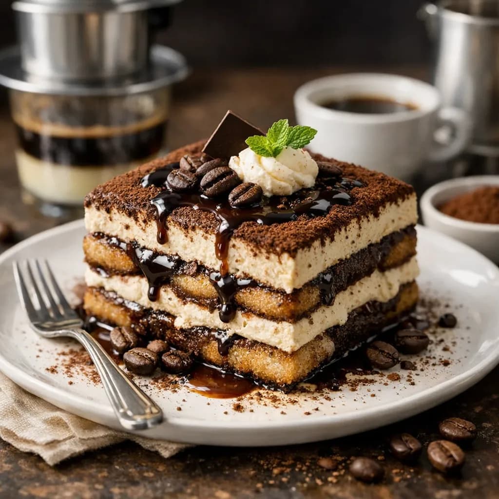 Vietnamese Coffee Tiramisu
