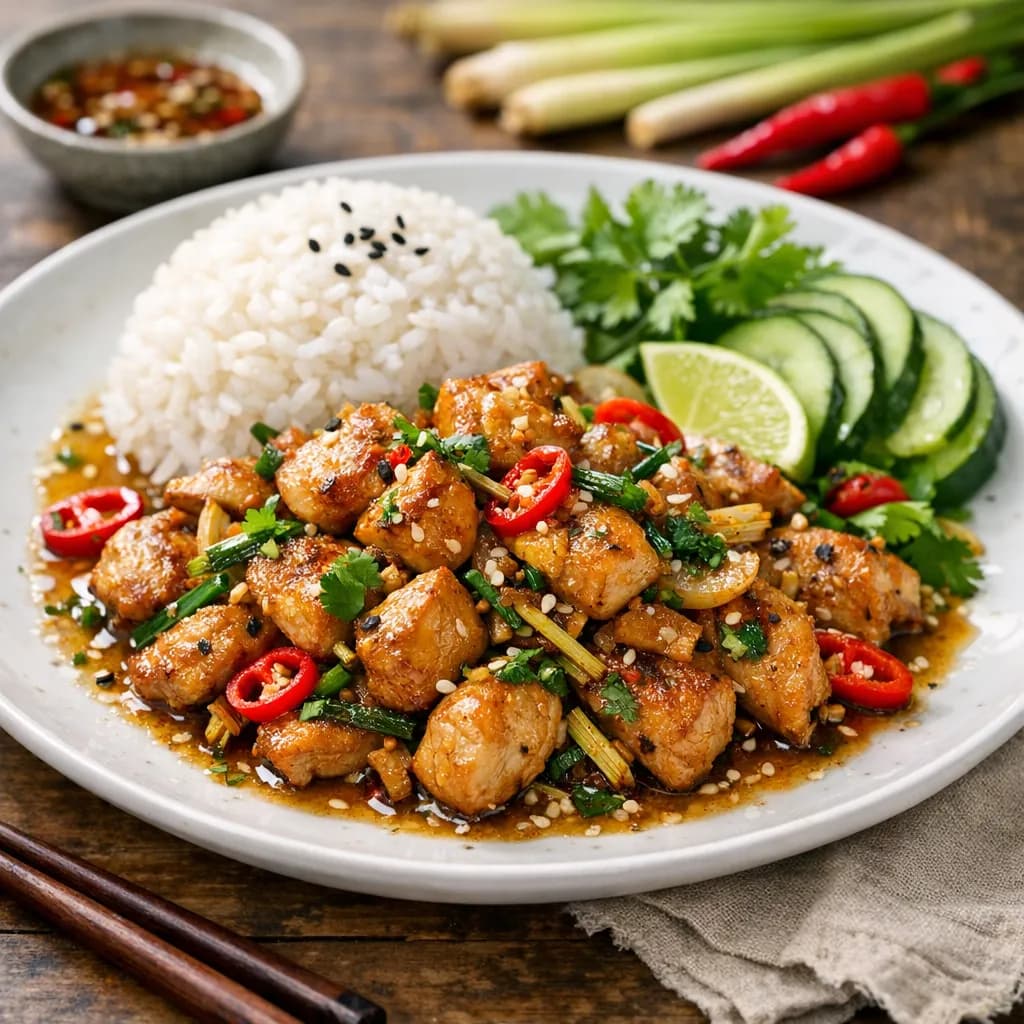 Vietnamese Lemongrass Chicken Stir Fry