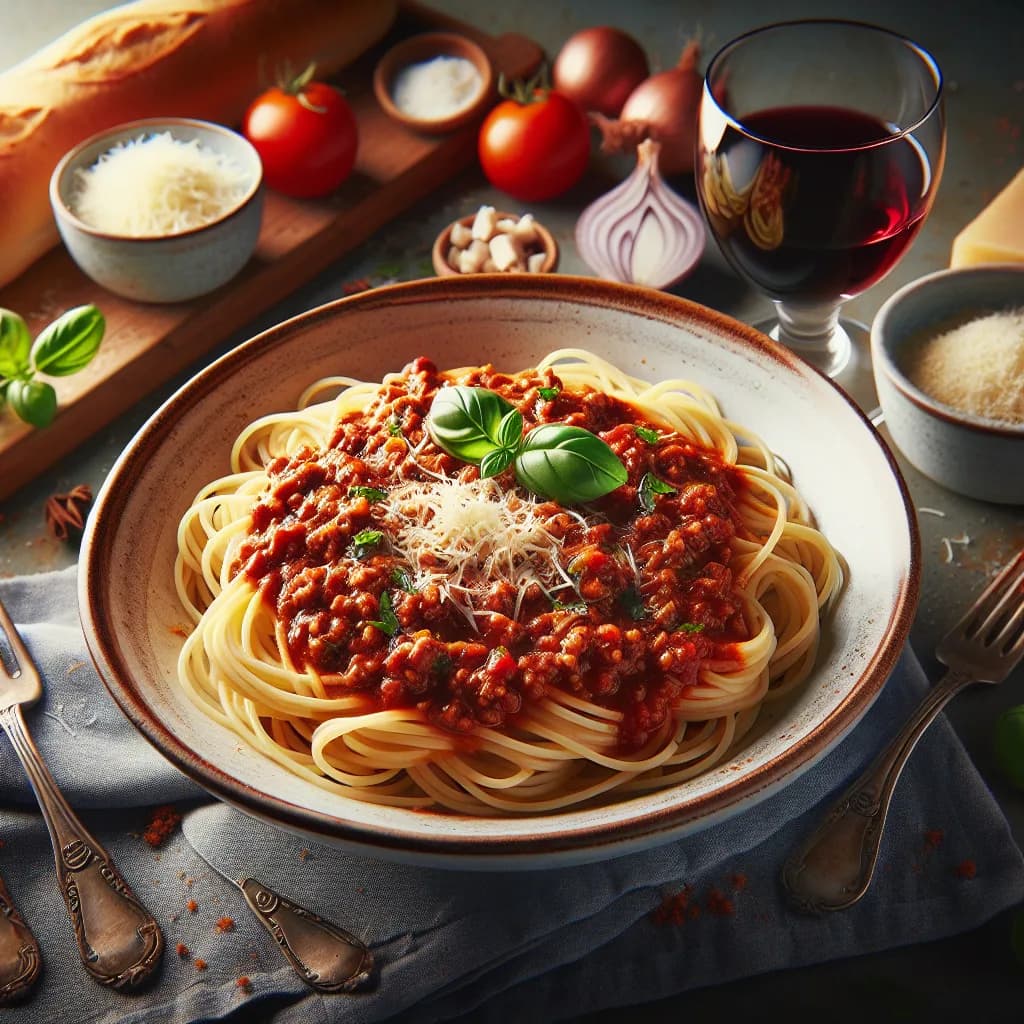 Vinces Classic Spaghetti Bolognese