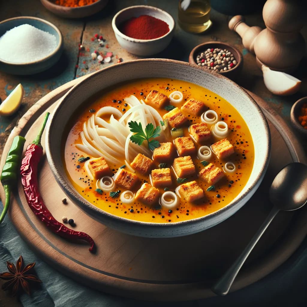Würzige Sellerieknolle Suppe