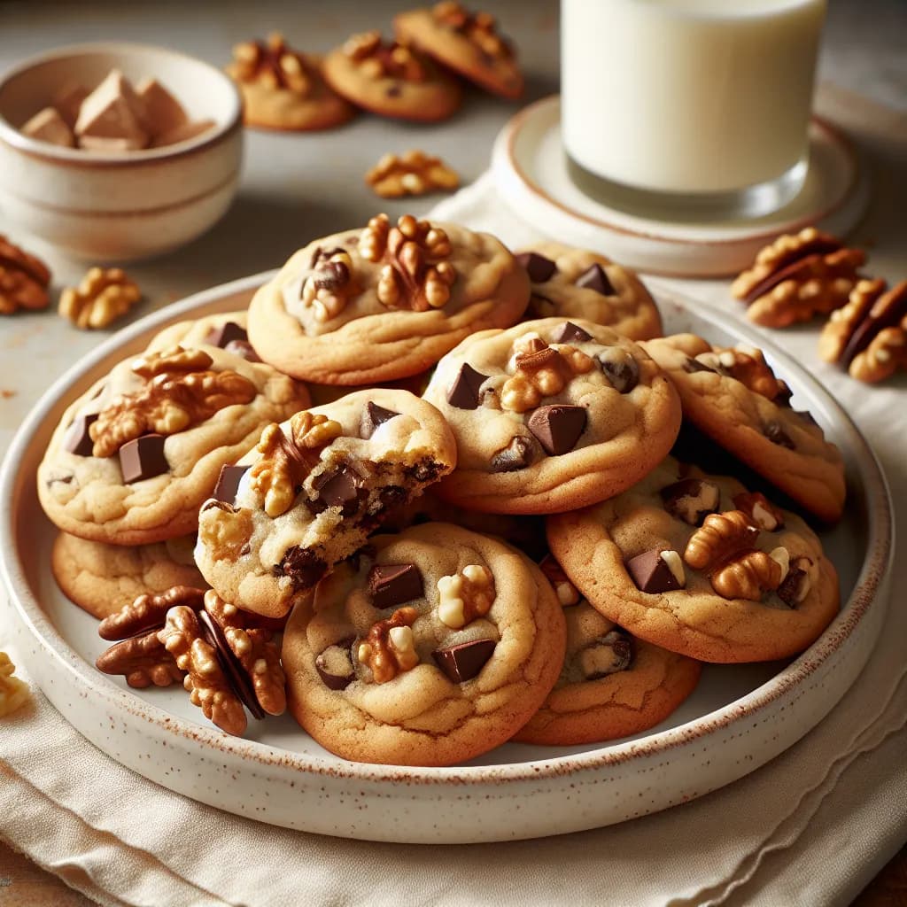 Walnut Chocolate Chip Cookies
