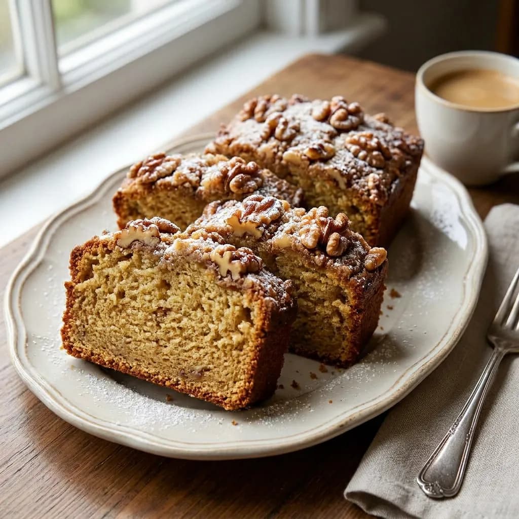 Walnut Coffee Crumb Cake