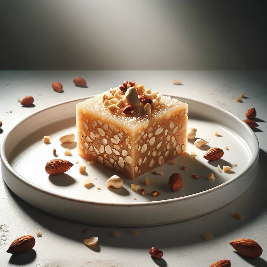 Water Chestnut Powder Burfi