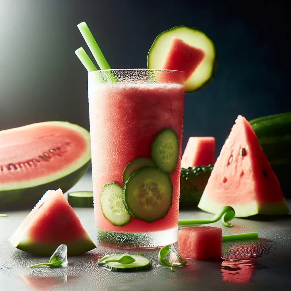 Watermelon Cucumber Smoothie