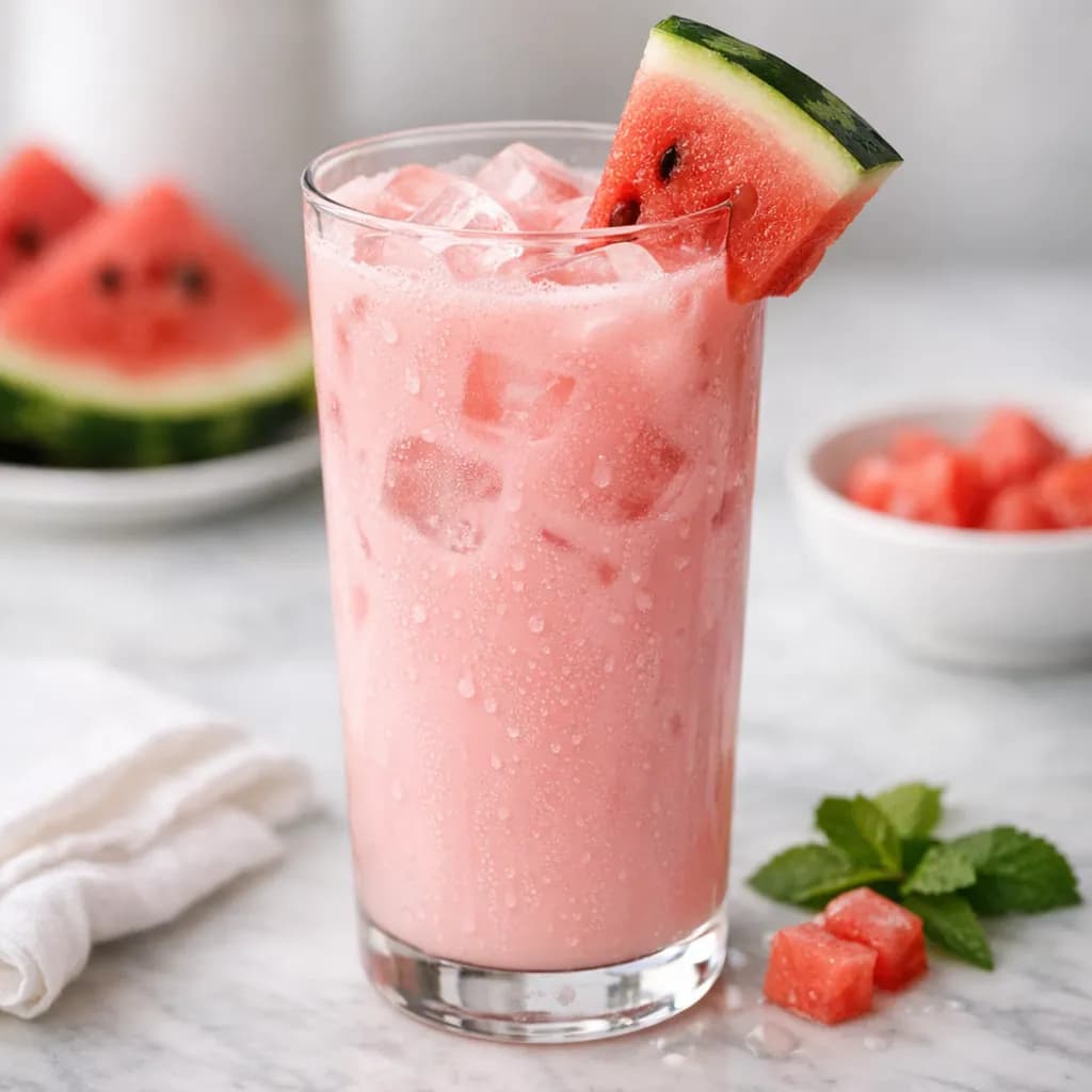 Watermelon Milk Cooler