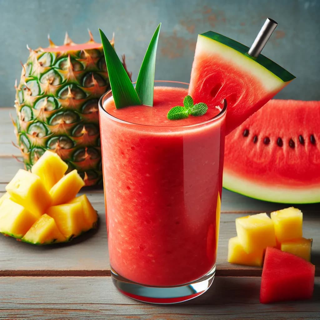 Watermelon Pineapple Smoothie