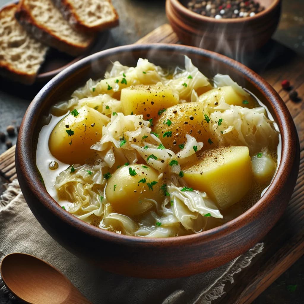 Weißkraut-Kartoffel-Eintopf