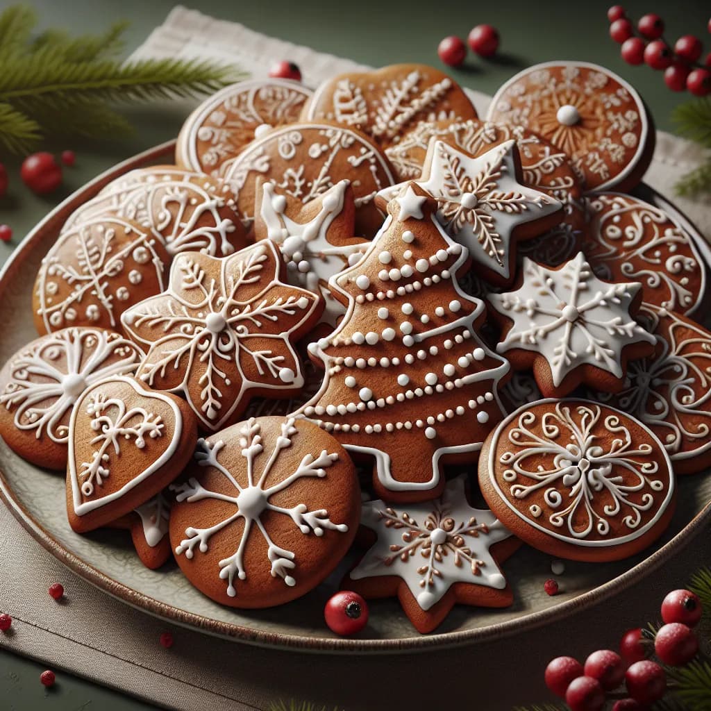 Weihnachtliche Lebkuchen