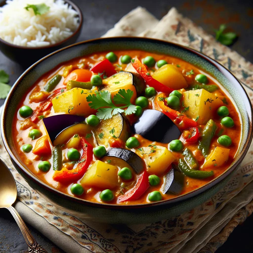 Weltweite Gemüse-Curry