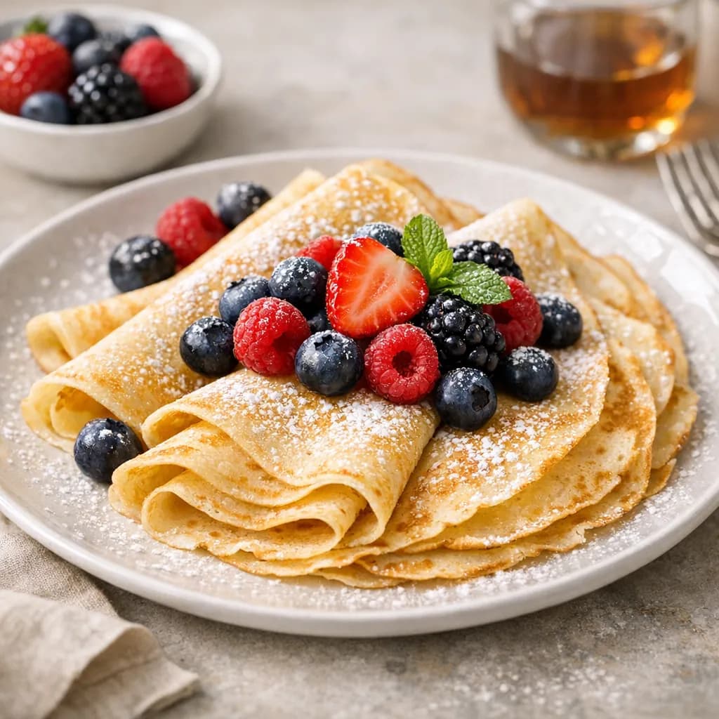 Wheat Vanilla Crepes